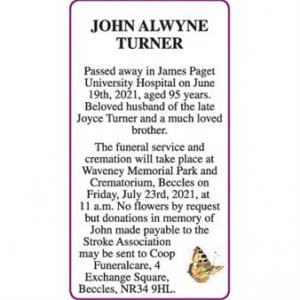 JOHN ALWYNE TURNER