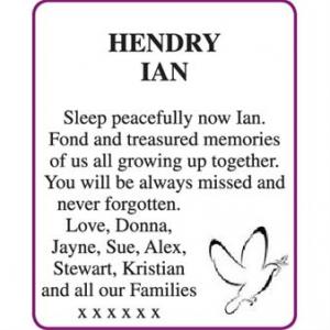 IAN HENDRY