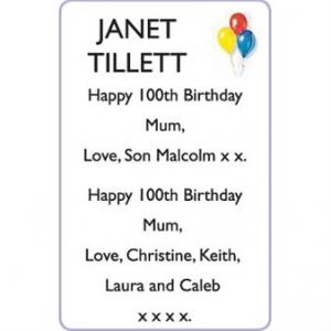 JANET TILLETT