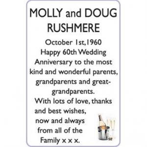 MOLLY and DOUG RUSHMERE