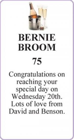 BERNIE BROOM