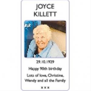 JOYCE KILLETT