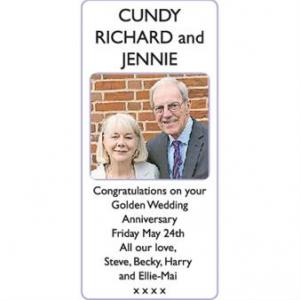 RICHARD and JENNIE CUNDY