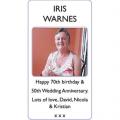 WARNES IRIS