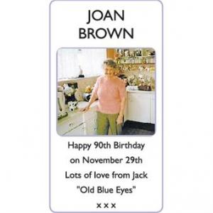 BROWN JOAN