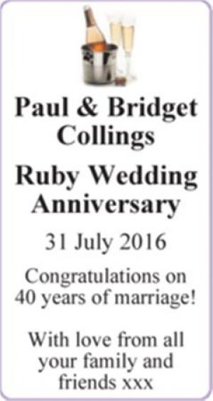 Paul & Bridget Collings